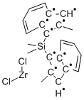 Structure of MESO-DIMETHYLSILYLENEBIS(2-METHYL-1-INDENYL)ZIRCONIUM(IV) DICHLORIDE