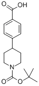 Structure of N-BOC-4-(4-CARBOXYPHENYL) PIPERIDINE