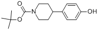 Structure of 1-BOC-4-P-HYDROXYPHENYLPIPERIDINE

