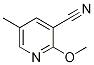 Structure of 3-Pyridinecarbonitrile,2-methoxy-5-methyl-