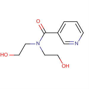 Structure of 3-Pyridinecarboxamide, N,N-bis(2-hydroxyethyl)-
