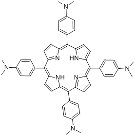 Structure of 5,10,15,20-TETRA(4-DIMETHYLAMINOPHENYL)PORPHYRIN