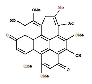 Structure of HypocrellinC