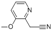 2-Pyridineacetonitrile,3-methoxy-结构式