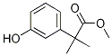 methyl 2-(3-hydroxyphenyl)-2-methylpropionate结构式