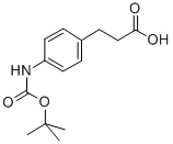 Structure of 3-(4-TERT-BUTOXYCARBONYLAMINO-PHENYL)-PROPIONIC ACID