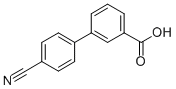 Structure of 3-(4-Cyanophenyl)benzoic acid