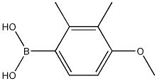 4-Methoxy-2,3-dimethylphenylboronic acid结构式