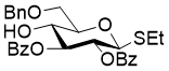 Structure of Ethyl 2,3-di-O-benzoyl-6-O-benzyl-1-thio-β-D-glucopyranoside