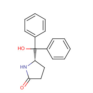 Structure of 2-Pyrrolidinone, 5-(hydroxydiphenylmethyl)-, (5S)-