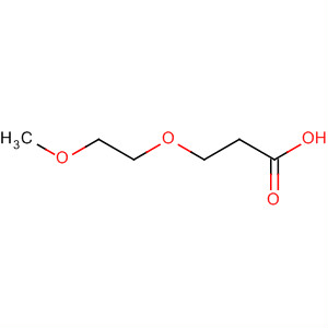 Structure of Propanoic acid, 3-(2-methoxyethoxy)-