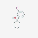 Structure of 1-(3-fluorophenyl)Cyclohexanol