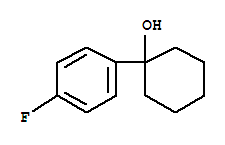 Structure of 1-(4-fluorophenyl)cyclohexanol