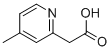 Structure of 2-(4-METHYLPYRIDIN-2-YL)ACETIC ACID