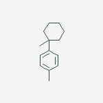 1-Methyl-4-(1-methyl-cyclohexyl)-benzene结构式