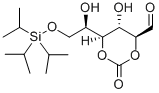 Structure of 6-O-(TRIISOPROPYLSILYL)-D-GALACTAL CYCLIC CARBONATE