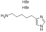 Structure of 4-(5-AMINOPENTYL)IMIDAZOLE DIHYDROBROMIDE