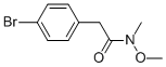 2-(4-BROMOPHENYL)-N-METHOXY-N-METHYLACETAMIDE结构式