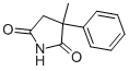 Structure of ALPHA-METHYL-ALPHA-PHENYLSUCCINIMIDE