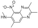 Structure of 2,3-DIMETHYL-5-NITRO-6-METHYLAMINO-7-METHYL-QUINOXALINE