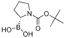 Structure of (R)-N-BOC-PYRROLIDIN-2-YLBORONIC ACID