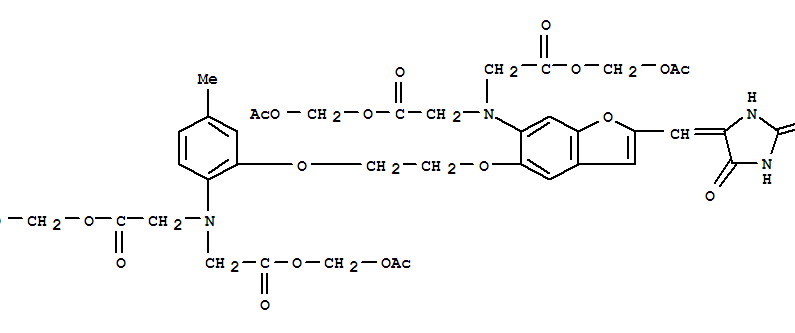 Chemical structure of fura red