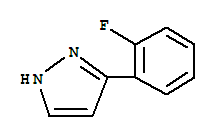 Structure of 1H-Pyrazole,3-(2-fluorophenyl)-
