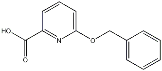 6-苄氧基吡啶-2-羧酸结构式