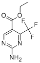 Structure of ETHYL 2-AMINO-4-(TRIFLUOROMETHYL)PYRIMIDINE-5-CARBOXYLATE