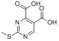 Structure of 2-(Methylthio)-4,5-pyrimidinedicarboxylic Acid