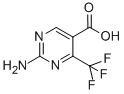 Structure of 2-amino-4-(trifluoromethyl)pyrimidine-5-carboxylic acid