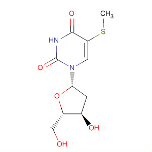 Uridine, 2'-deoxy-5-(methylthio)-结构式