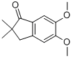 Structure of 2,3-DIHYDRO-5,6-DIMETHOXY-2,2-DIMETHYL-1H-INDEN-1-ONE