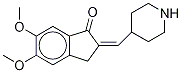 Structure of 5,6-Dimethoxy-2-(4-piperidinyl)methyl-indan-1-one (Donepezil Impurity)