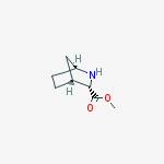 Structure of (1S, 3S, 4R)-2-Aza-bicyclo[2.2.1]heptane-3-carboxylic acid methyl ester