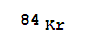 Structure of Krypton84