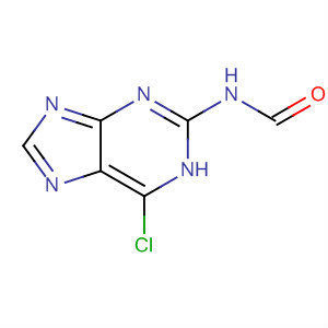 Structure of Formamide, N-(6-chloro-1H-purin-2-yl)-