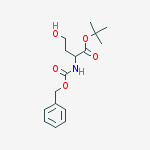 Structure of Tert-butyl 4-hydroxy-2-(phenylmethoxycarbonylamino)butanoate