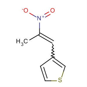 Structure of Thiophene, 3-(2-nitro-1-propenyl)-
