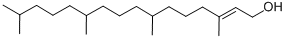 Chemical structure of PHYTOL
