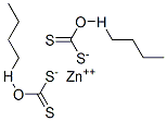 Structure of O-butyl hydrogen dithiocarbonate , zinc salt