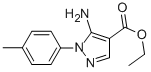 5-氨基-1-(4-甲基苯基)-1H-吡唑-4-羧酸乙酯结构式