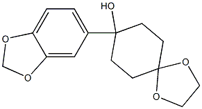 8-(benzo[d][1,3]dioxol-5-yl)-1,4-dioxaspiro[4.5]decan-8-ol
