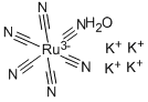 Structure of POTASSIUM HEXACYANORUTHENATE(II) HYDRATE