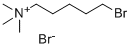 Structure of (5-BROMOPENTYL)TRIMETHYLAMMONIUM BROMIDE