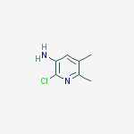 Structure of 2-chloro-5,6-dimethyl-3-pyridinamine