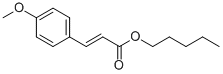 Structure of Amyl-p-methoxycinnamate