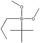 Structure of Silane, (1,1-dimethylethyl)dimethoxypropyl-