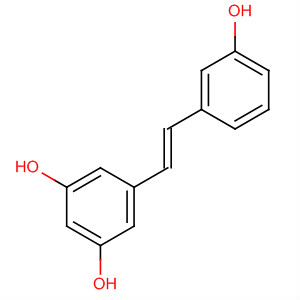 Structure of 1,3-Benzenediol, 5-[(1E)-2-(3-hydroxyphenyl)ethenyl]-