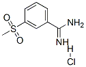 Structure of 3-(Methylsulfonyl)benzamidine hydrochloride
